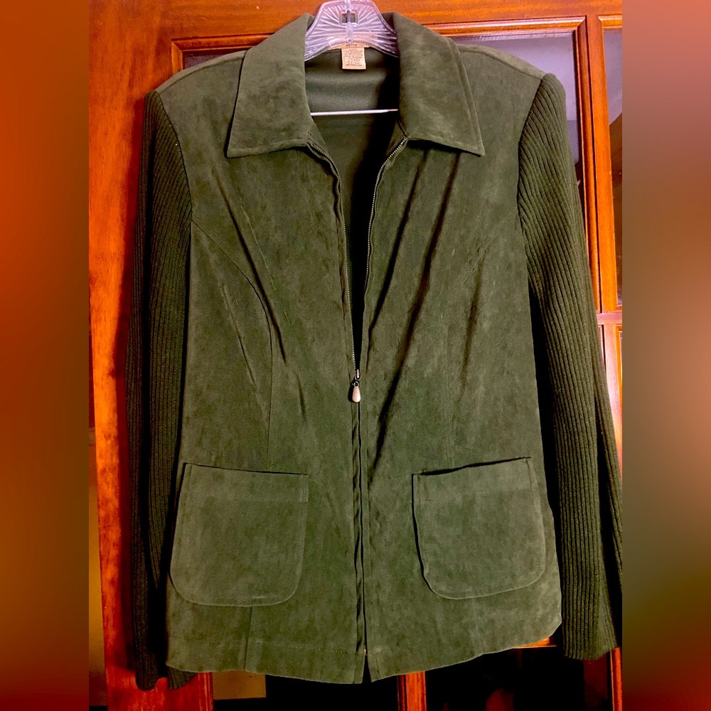 Zip up Suede Jacket